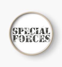 Special Forces Special Forces Elite Military Soldier Bundeswehr Camouflage Gift Clock