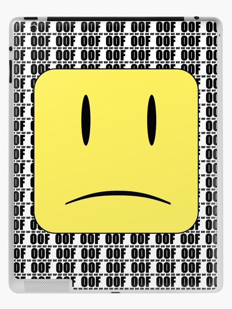 Oof X Infinity Ipad Case Skin By Jenr8d Designs Redbubble - roblox noob heads iphone case cover by jenr8d designs redbubble