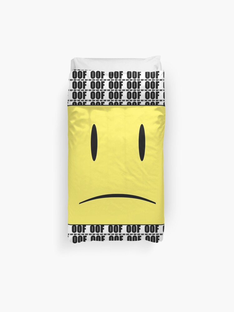 Oof X Infinity Duvet Cover By Jenr8d Designs Redbubble - roblox noob heads iphone case cover by jenr8d designs redbubble