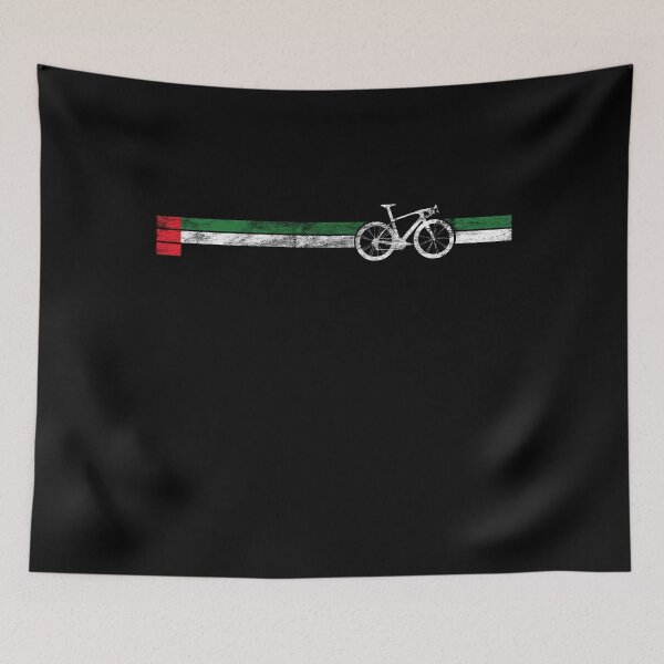 Item preview, Cyclist Flag UAE Arab Emerites AE Bike Racing designed and sold by KNUXX Shop.
