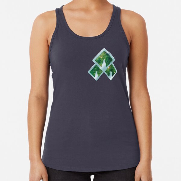 Galaxy Eterna City Gym Badge Racerback Tank Top