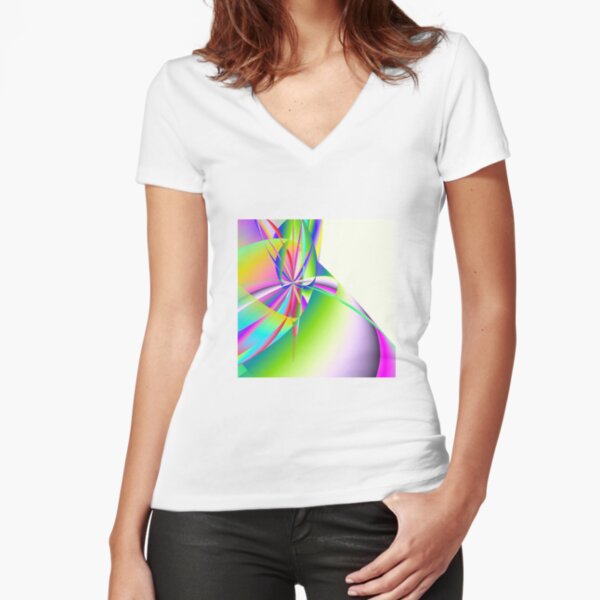 Fitted V-Neck T-Shirt