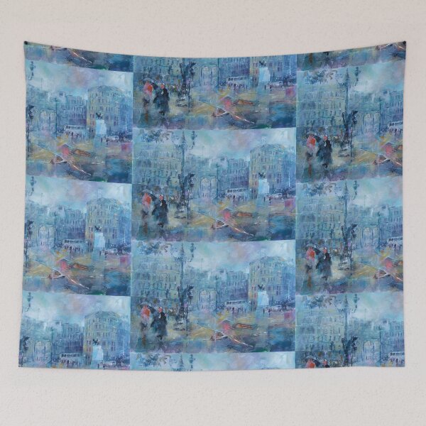 Item preview, Trafalgar Square London on a Rainy Day designed and sold by Ballet Dance-Artist.