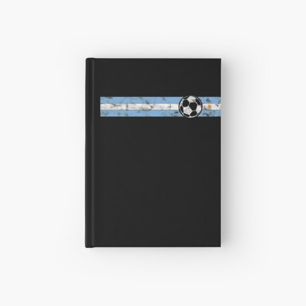 2018 Soccer Cup Argentina Flag ARG Championship Stripe Hardcover Journal