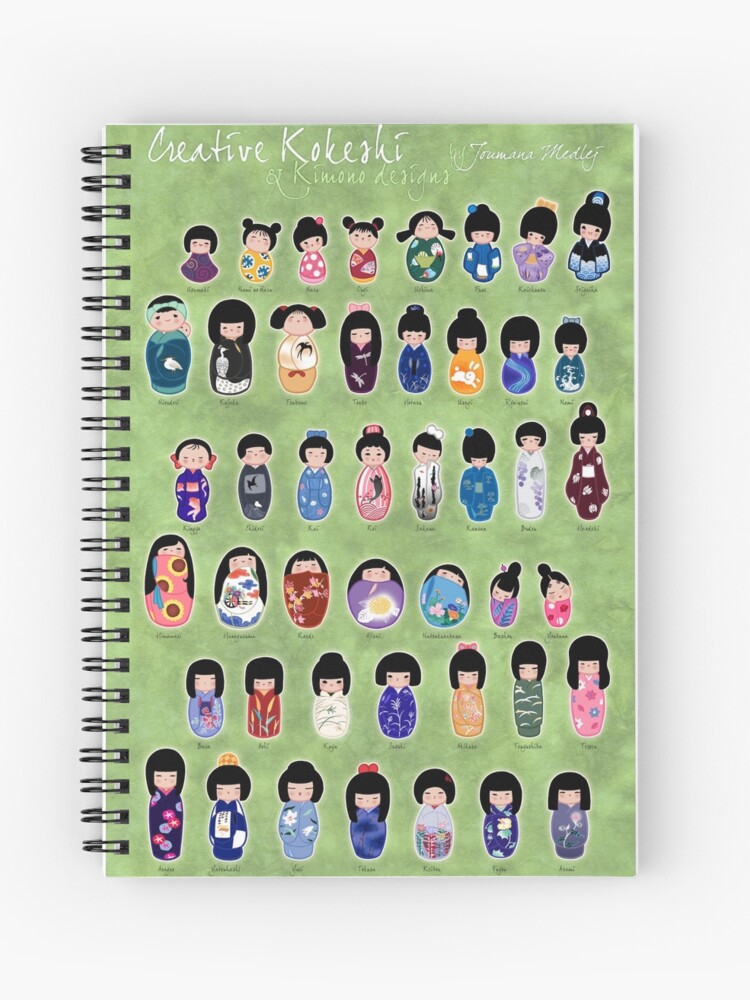 Thumbnail 1 of 3, Journal, Creative Kokeshi, English version designed and sold by Cedarseed.