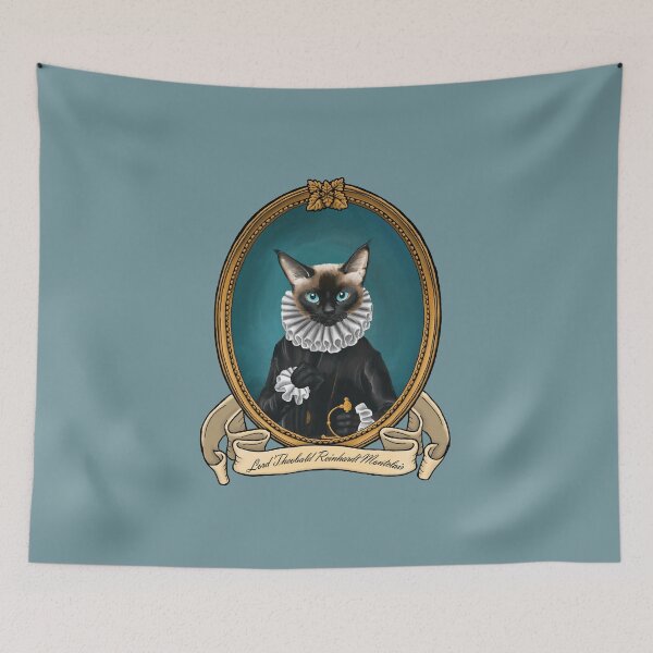 Item preview, Renaissance Cat - Lord Theobald Reinhardt Montclair (A Siamese) designed and sold by JMSArt.