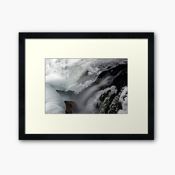 Under the Ice Framed Art Print