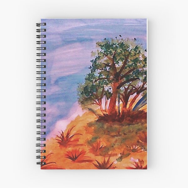 Item preview, Beautiful trees on slope, watercolor designed and sold by Anna  Lewis, blind artist.