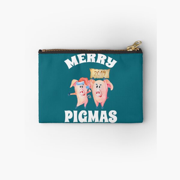 Item preview, Merry Pigmas - Funny Christmas Design designed and sold by Maryna Denysenko.