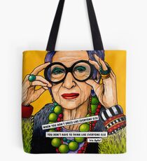 Iris Apfel Tote Bag
