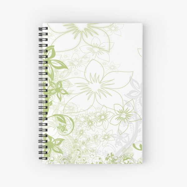 Blumen-Design Spiralblock