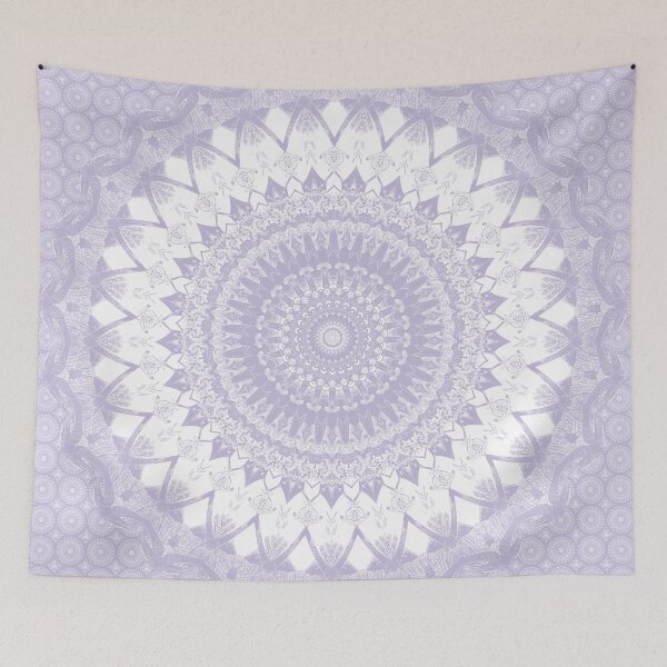 Item preview, Boho Pastel Purple Mandala designed and sold by Kelly Dietrich Mandala & Fractal Art.
