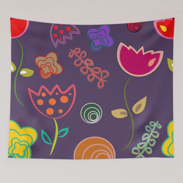 Item preview, Fun Flower Print designed and sold by VibrantDesign.