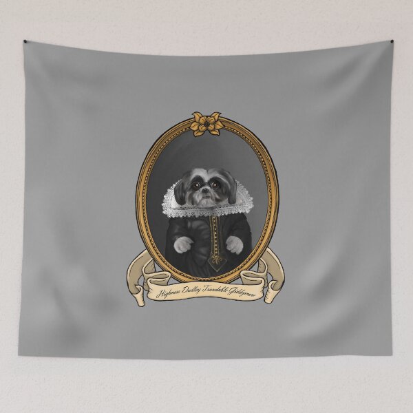 Item preview, Renaissance Dog - Highness Dudley Trandable Giddymore (A Shih Tzu) designed and sold by JMSArt.
