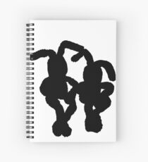 "Black Bunnies" Spiral Notebook