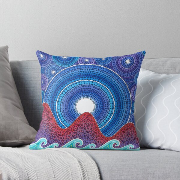 Item preview, 3 mountains and a moon designed and sold by Elspeth McLean.