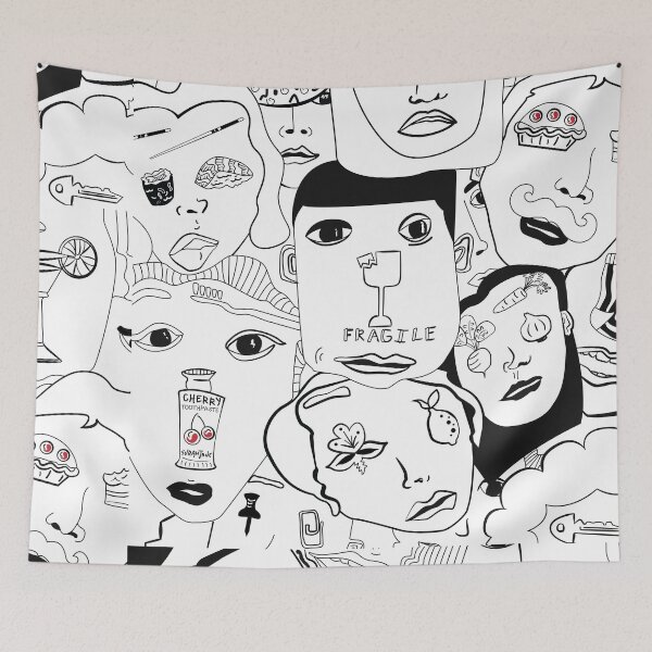 Item preview, Faces designed and sold by surahjane.