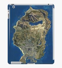 GTA V map iPad Case/Skin