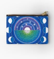 Moon Phase Mandala Studio Pouch