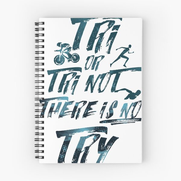 Item preview, Tri or Tri Not There is No Try - Funny Triathlon Design designed and sold by finisherzone.
