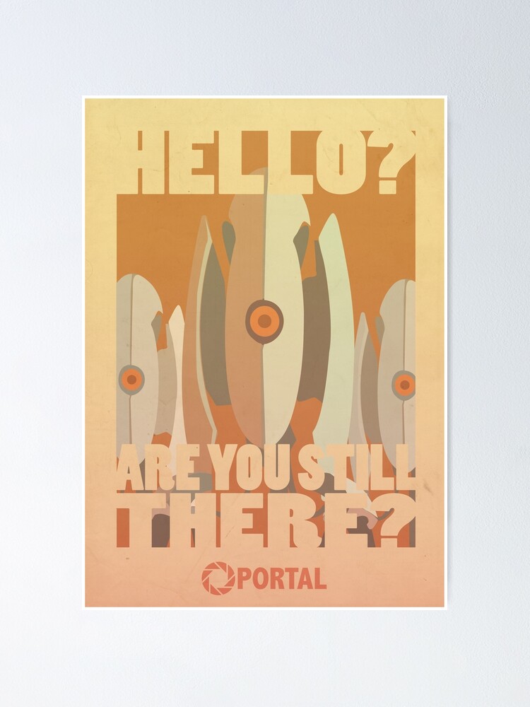 portal turret poster portal turret poster