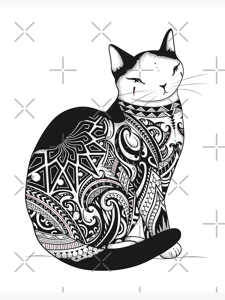 Cat And Fly Tribal Tattoo by WildSpiritWolf on DeviantArt