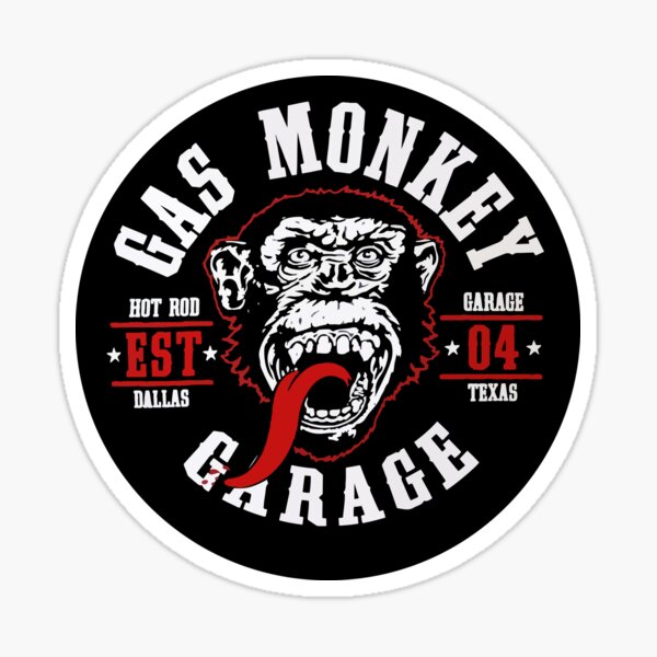 Round Monkey Sticker