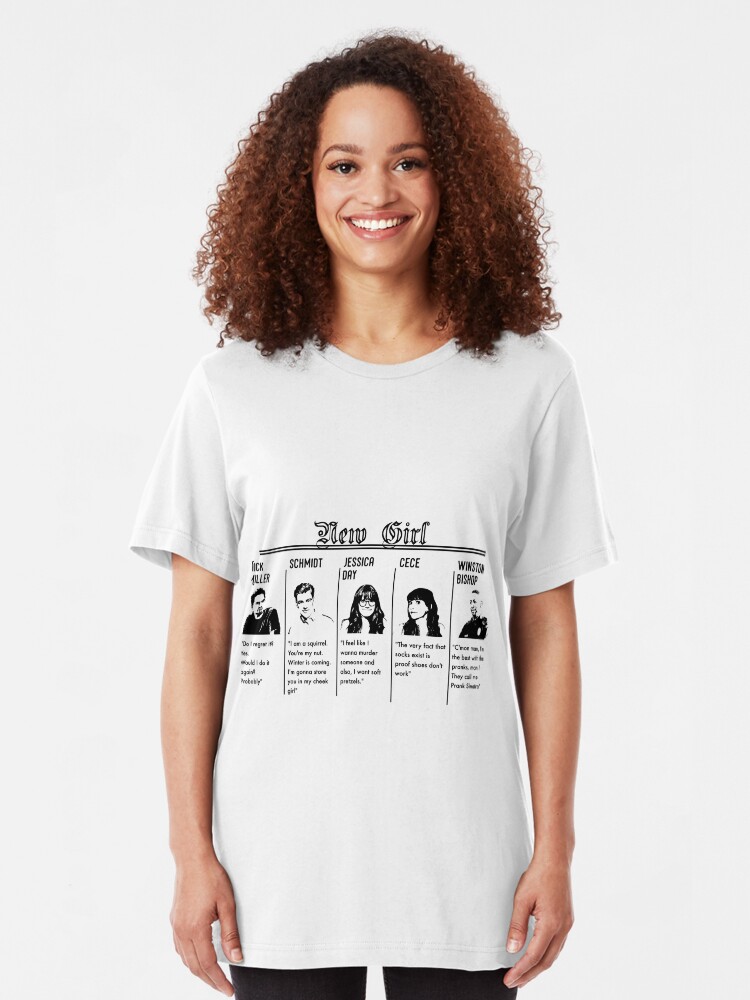 "New Girl" Tshirt by vgreen3 Redbubble