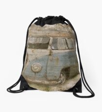 Split screen Drawstring Bag