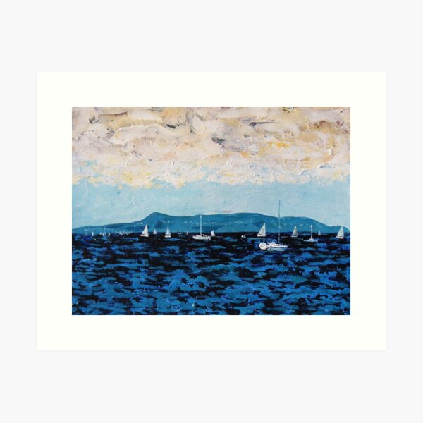 Howth Head and Dublin Bay (Ireland) Art Print