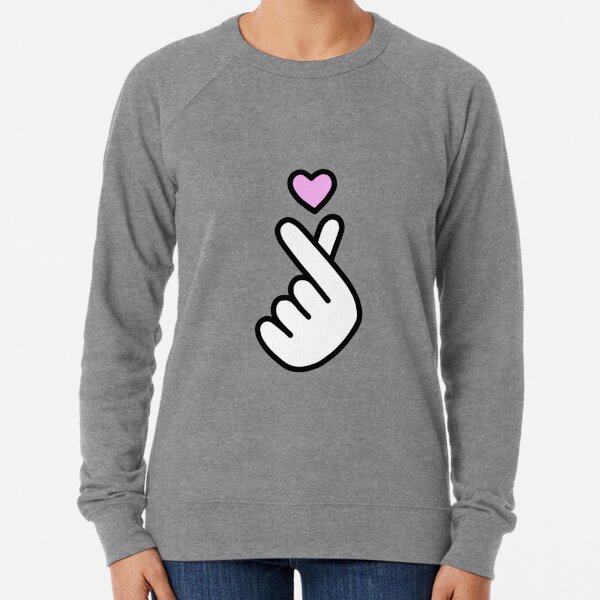heart hand Lightweight Sweatshirt