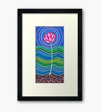 Lotus Growing Framed Print