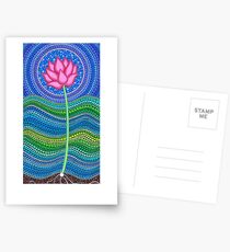 Lotus Growing Postcards