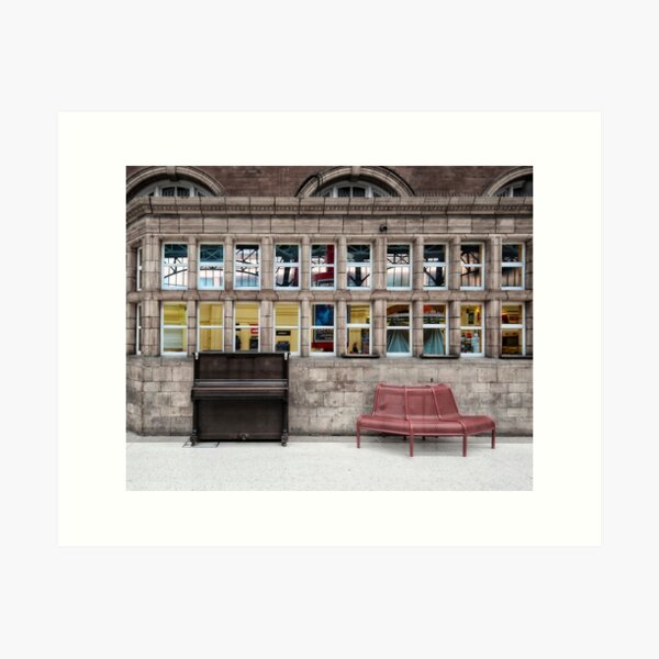 Marylebone Tube Station Art Print