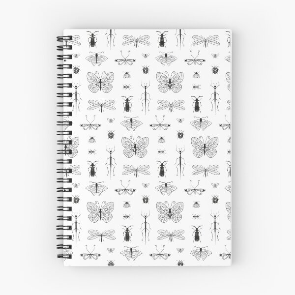 Item preview, Black and white insect pattern designed and sold by OGraphinerie.