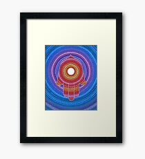 Hamsa- Protection against the Evil Eye Framed Print
