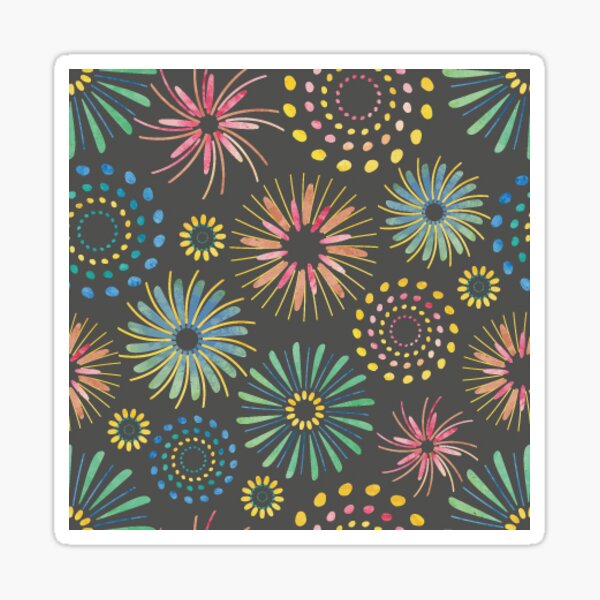 Fireworks Sticker