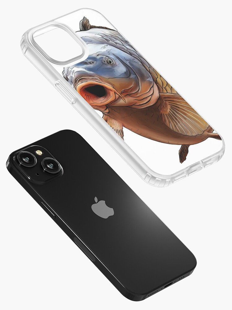 Fishing Carp Print Case Compatible with iPhone 14/iPhone 14 Plus