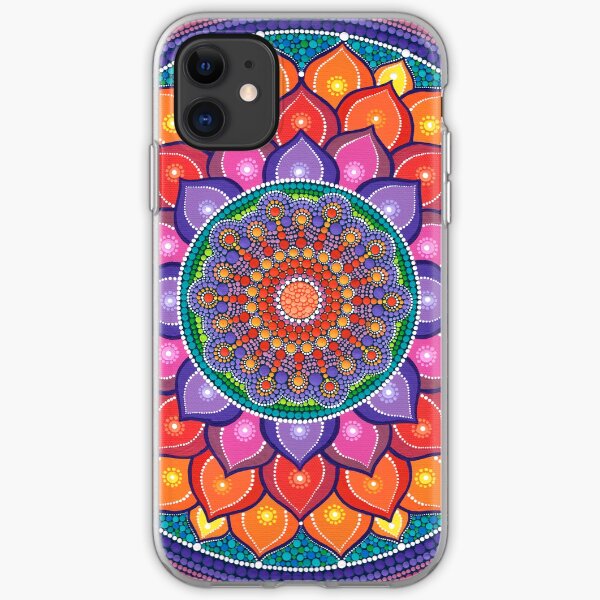 Art Deco Lotus Flowers in Pink & Navy iPhone 11 case Art Deco Lotus Flowers in Pink & Navy iPhone 11 case