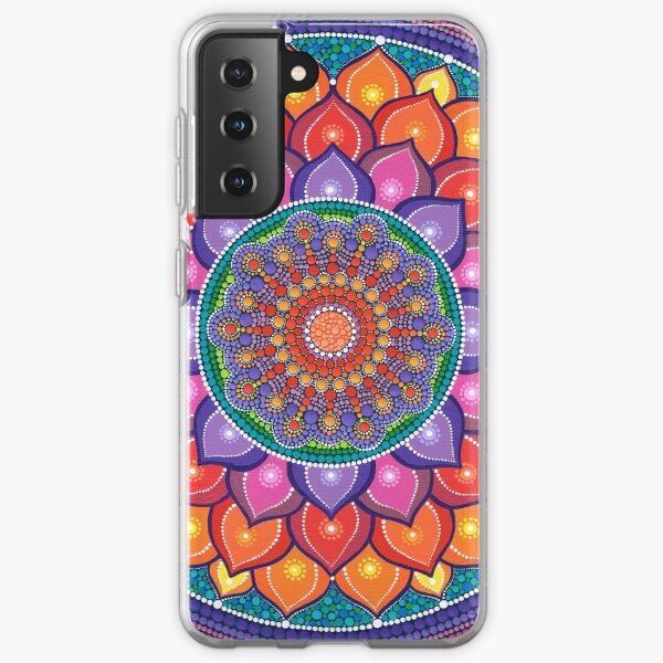 Lotus Rainbow Mandala Samsung Galaxy Soft Case