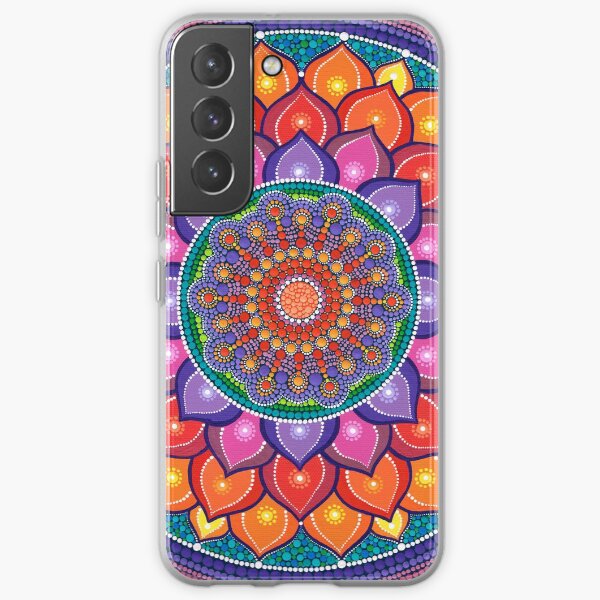 Lotus Rainbow Mandala Samsung Galaxy Soft Case
