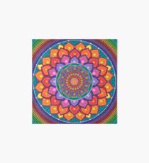 Lotus Rainbow Mandala Art Board