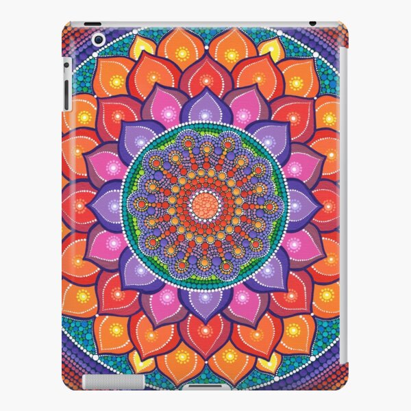 Lotus Rainbow Mandala iPad Snap Case