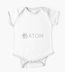 Atom IO Software Logo Sticker One Piece - Short Sleeve