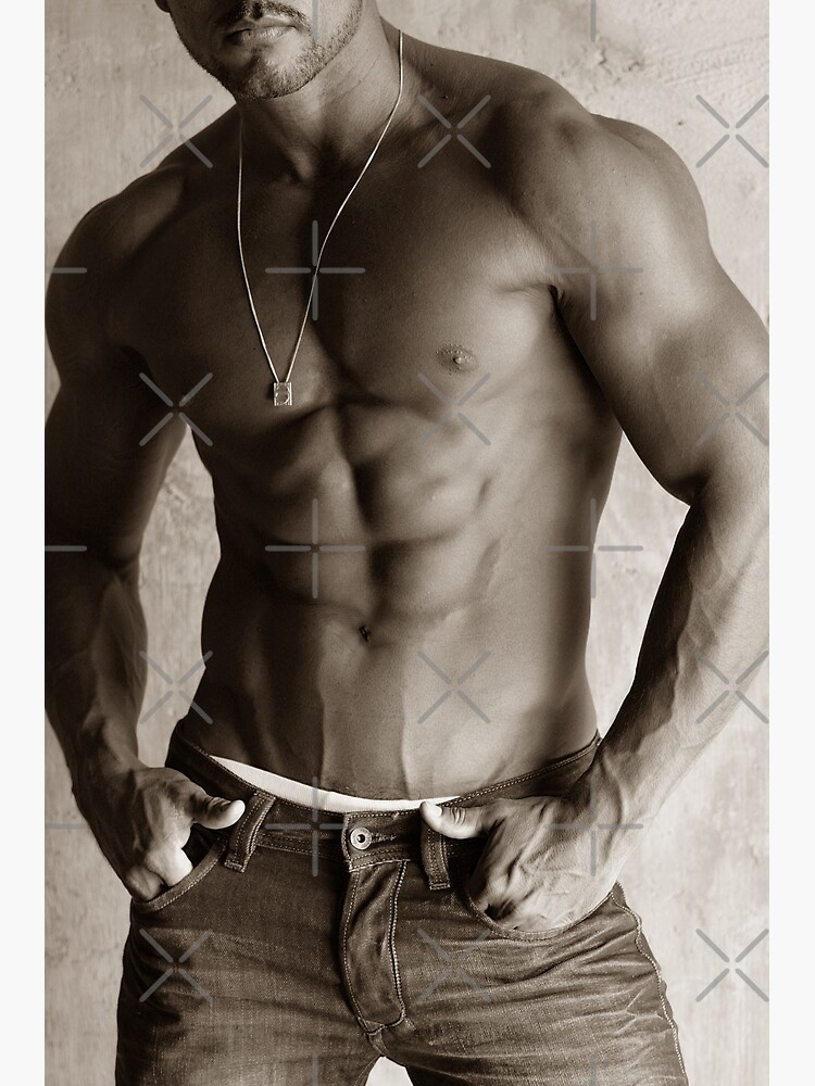 Exercise Magazine Shirtless Male Muscular Gym Jock Hard Body Beefcake  MUSCLES