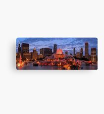 2013 Chicago Blackhawks Skyline Canvas Print