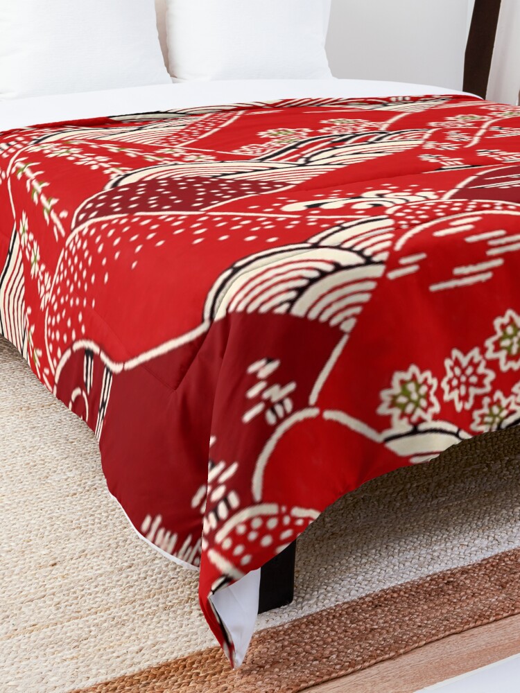 "Japanese Pattern" Comforter by HyperCore Redbubble