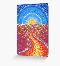 Desert Path Greeting Card