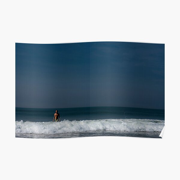 Still marooned, Silence drifting through, Nowhere to choose, Just blue.. Poster
