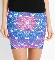Starry Flower of Life Mini Skirt